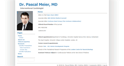Desktop Screenshot of drpascalmeier.com
